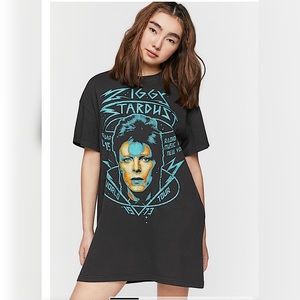 David Bowie Ziggy Stardust T-Shirt Dress